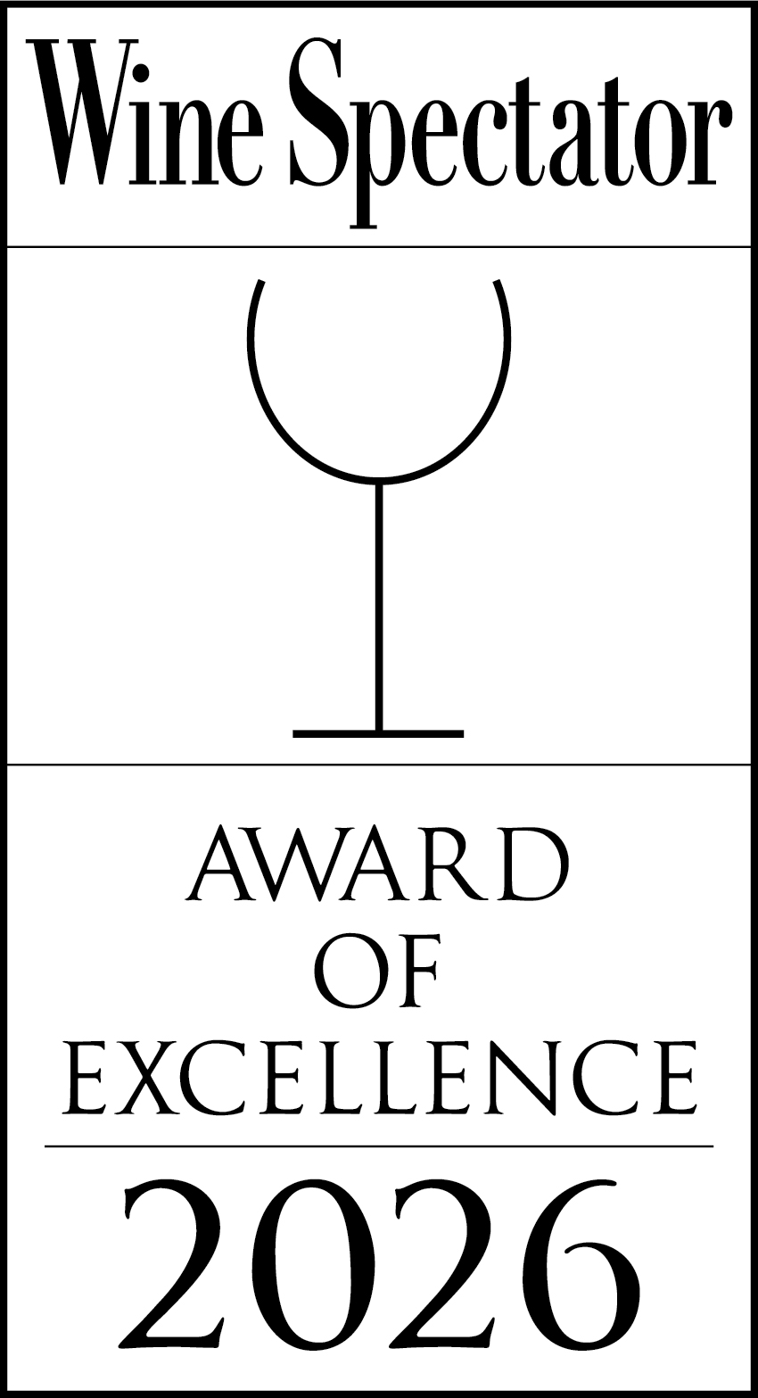 AwardofExcellence2026logo_bw 2026 WINE SPECTATOR AWARD OF EXCELLENCE
